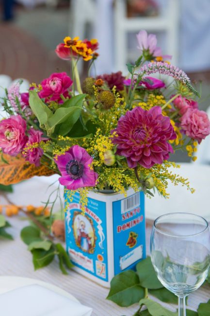 Unique flower centerpiece