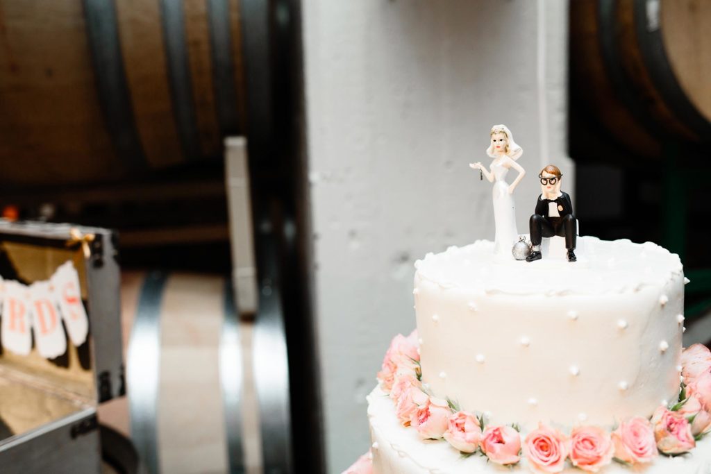 Cute wedding topper