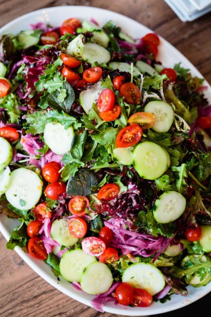 Huge fresh garden salad