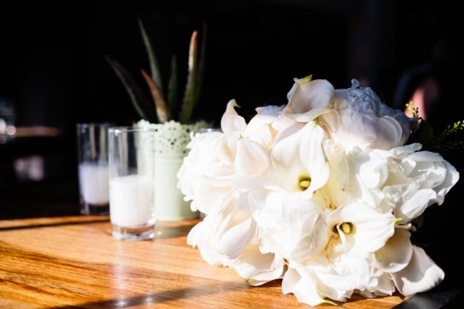 Calla lily wedding bouquet