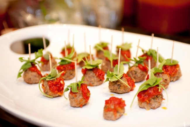 Albondigas appetizer