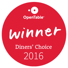 OpenTable Diners' Choice Winner