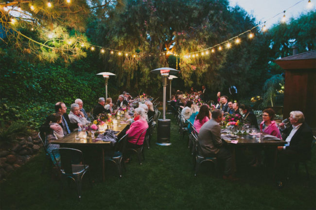 Dinner outdoors