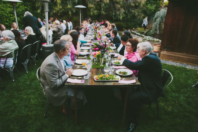 Communal dining table
