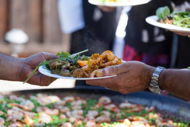 Spanish food buffet