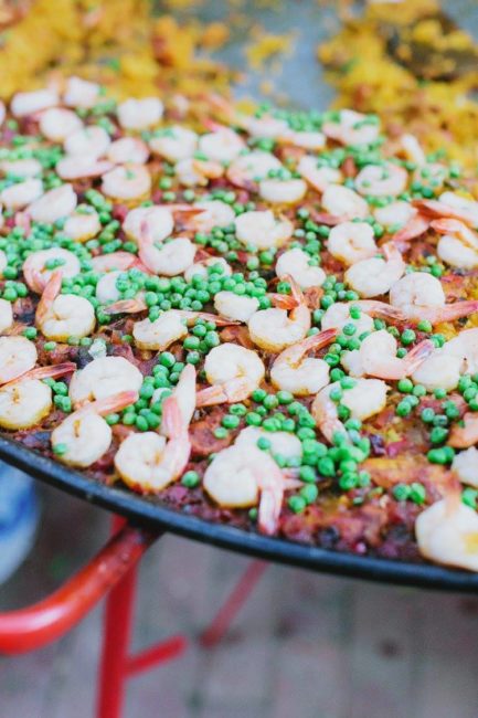 Hot paella
