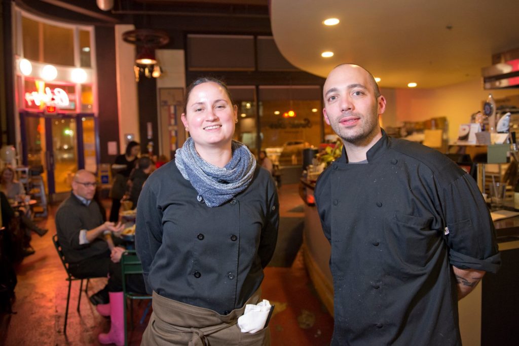Chef-Owners Emily Sarlatte and Sergio Monleon